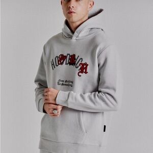 Hoodrich Men's Hoodie Size Medium Cream From Nothing to Something
Streetwear